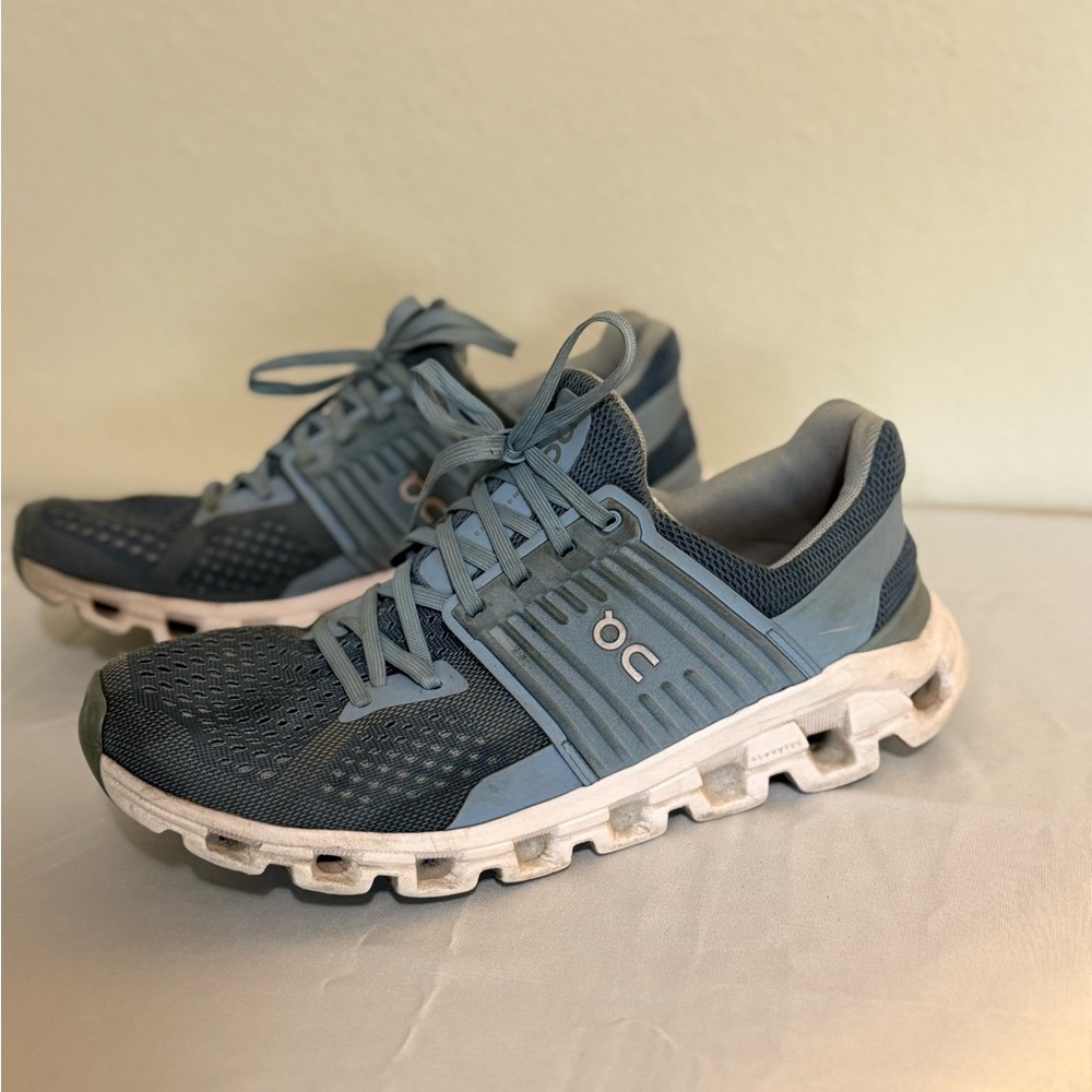 On Running Slate Blue Performance Sneakers